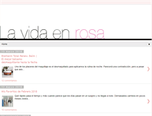 Tablet Screenshot of lavidaenrosa.net